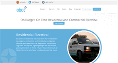 Desktop Screenshot of obotelectric.com